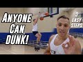 How to Jump Higher & DUNK! 3 Simple Steps  | 5'10" Dunker Motivation