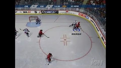 NHL 07 Xbox Gameplay - Backhand