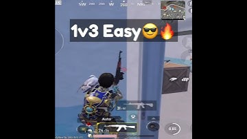 1v3 Easy 😎🔥 #shorts #pubg #bgmi #battlegroundmobileindia