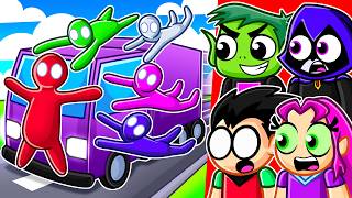 The TEEN TITANS Play GANG BEASTS! screenshot 3