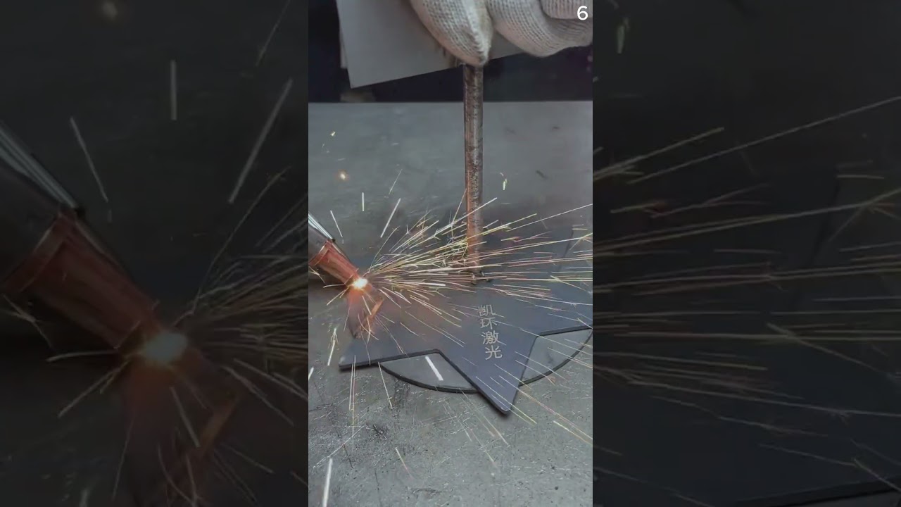 Proses pengelasan besi unik dengan mudah menggunakan alat las yang canggih 