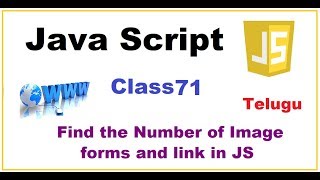 Find the number of images forms and links using JavaScript in Telugu | VLR Training Class 71