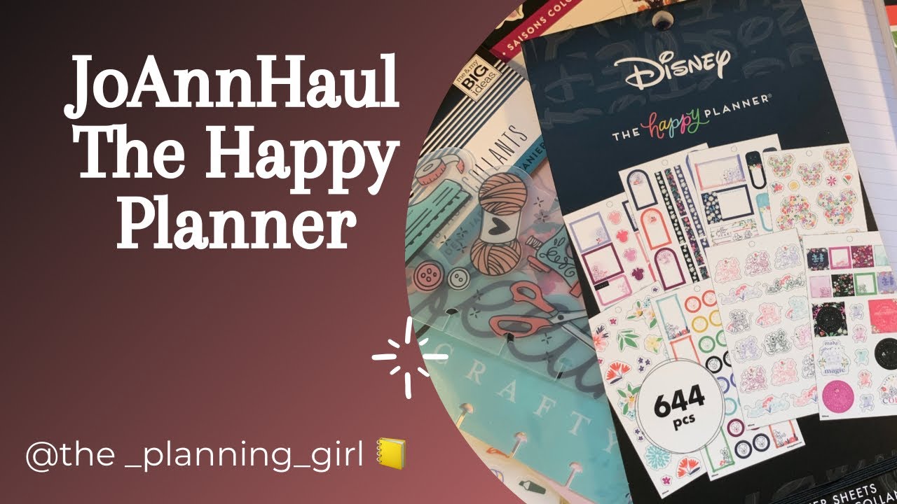 JoAnn Happy Planner Haul