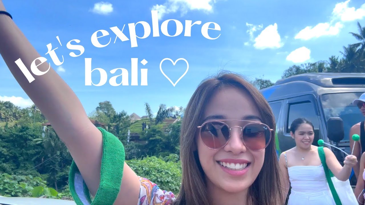 let's explore bali 🇮🇩✈️  7-star hotel, monkey forest & tegenungan waterfall! | aiyana perlas