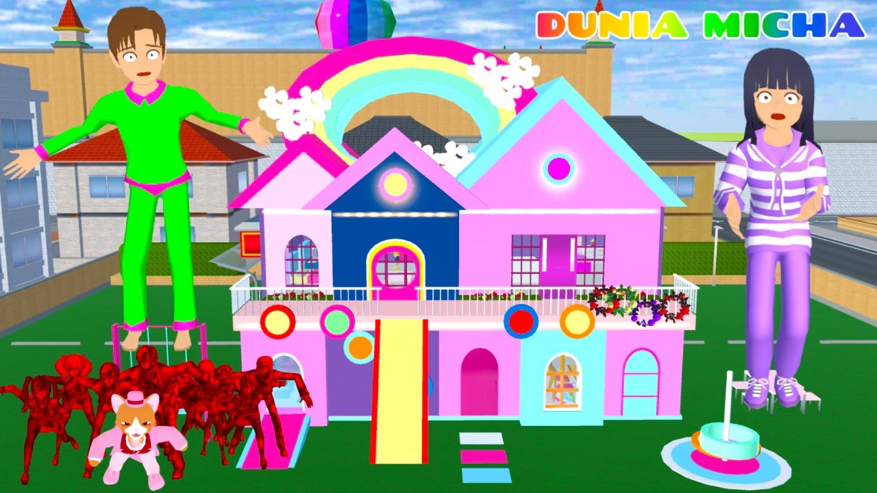 Yuta Mio Buat Resep Rahasia Cat Apel🍎 Merah Zombie Lava Tidak Suka Bau Jeruk 🍊 Sakura Simulator