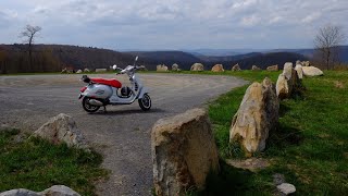 Ride to Pennsylvania’s “Top of the World” on my Vespa GTS