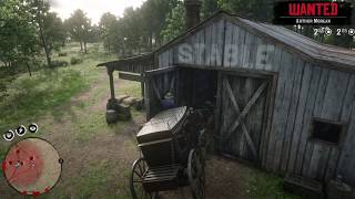 RDR2 TIPS TRICKS // How To STeaL HorSes FRom ScarLett Meadows StaBLE