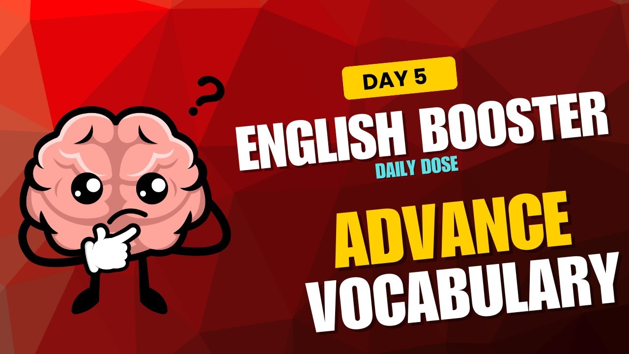 🎯DAY 5 | Powerful English Words Every Student Must Know| advance vocab series