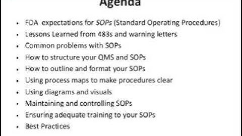 Secrets to Writing Excellent Standard Operating Procedures SOPs