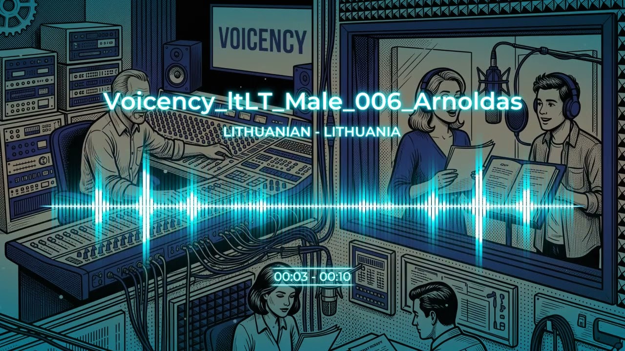 Lithuanian Male Voice - Voicency_ltLT_Male_006_Arnoldas