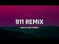 Sech &amp; Jhay Cortez - 911 Remix (Letra/Lyrics)