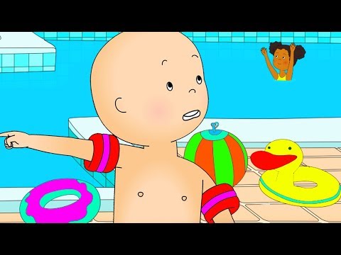 Caillou Türkçe HD - Caillou Yüzmeyi Öğrenir | kayu cizgi filmi | YENI