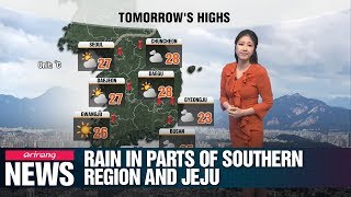 Rain in parts of southern region and Jeju _ 061419