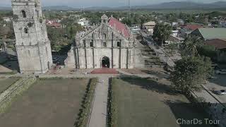 Paoay Church Cinematic Aerial Shot And Dronie
