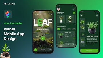 Plant App UI Design in Figma 🌿 | Mobile App Prototyping for Beginners