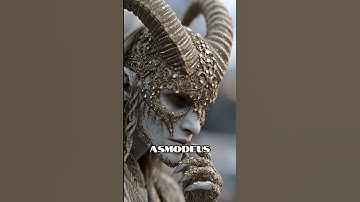 Six faces of demons created with artificial intelligence.