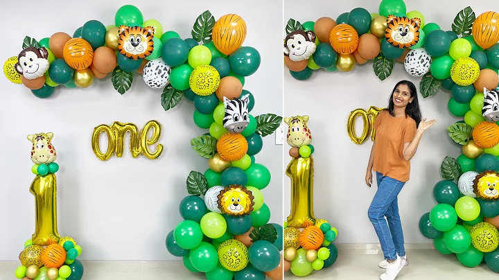 Jungle Safari Theme Balloon Decoration