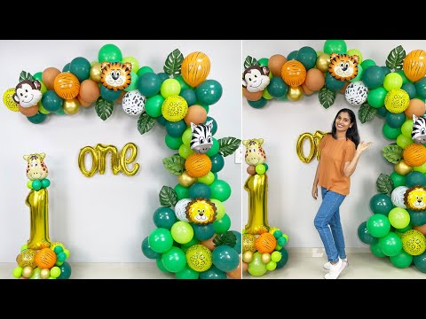 Jungle Safari Theme Balloon Decoration