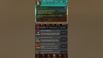 Endless Frontier, spirit rest, end game artifacts and my artifact prefrence