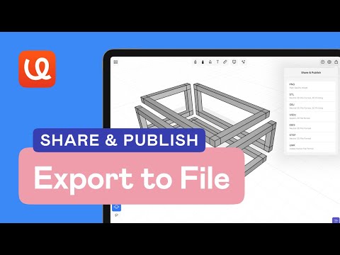 uMake Help - Share - Export to File