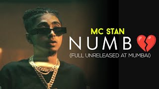 MC STAN - NUMB 💔 (UNRELEASED) AT MUMBAI CONCERT !