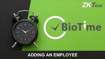 BioTime 8: Add an employee
