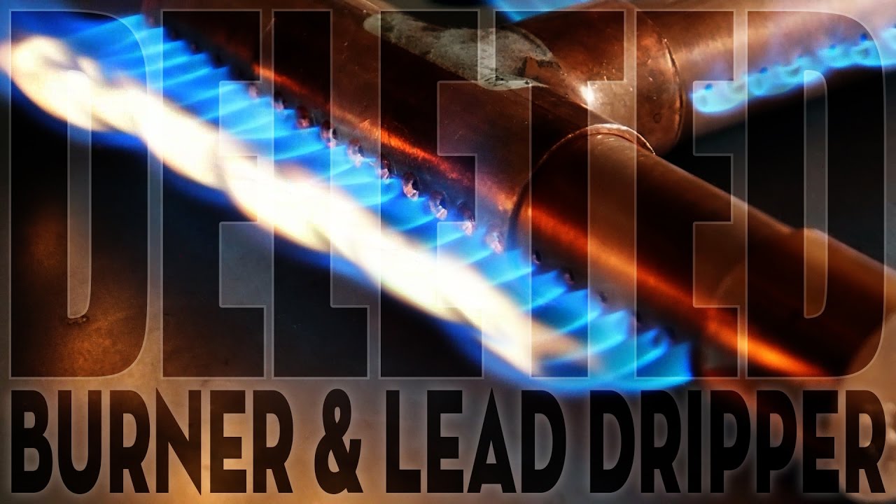 Building the Burner and Lead Shot Dripper YouTube