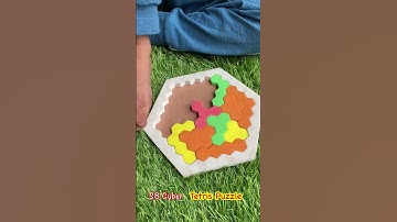 Tetris Puzzle | Hexagonal Puzzle | Mind Puzzle | #s8cuber #puzzle #shorts