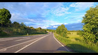 Driving in Germany | From Wiesbaden to Diedenbergen | 4k Footage with Relaxing Music