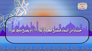 #سورة #الكهف كاملة بصوت القارئ داوود حمزة بالكتابة
