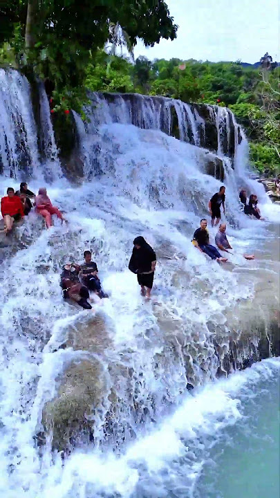 liburan di alam Wisata aek sijorni waterfalls #parawisata #tapsel #wisata #viral