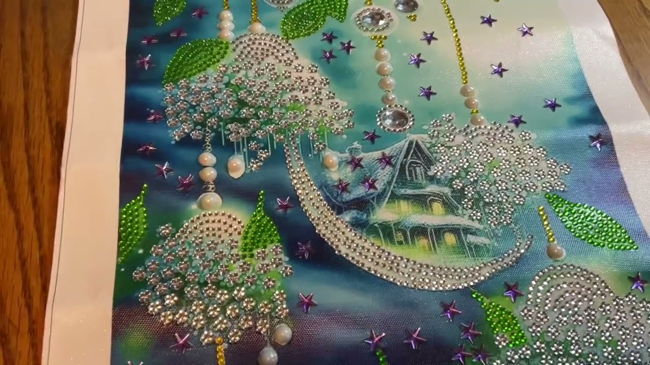 UNBOXING - FGNormal - 4 Beautiful Green Water Drop Partials - Diamond Painting