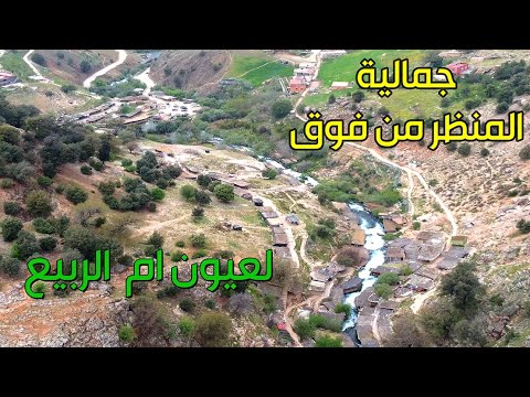 عيون ام الربيع جنة الله فوق الارض كما لم تشاهدوها من قبل بتصوير جوي