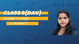 📘 Class 6 Maths: Integers Worksheet with Answers | Practice Questions & Solutions 📘 Class 6 Maths: Integers Worksheet with Answers | Practice Questions & Solutions