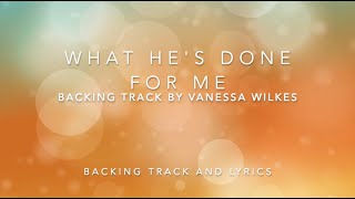 James Hall - What He's Done For Me (I Never Shall Forget) Backing Track Remix