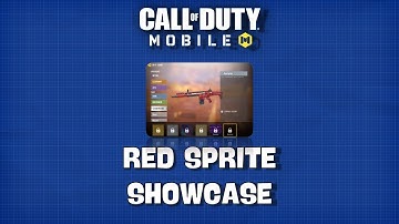 COD Mobile RED SPRITE SHOWCASE ALL WEAPONS!