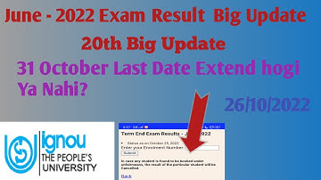 June-2022 Exam Result Big Update| Result Update| important for all students||@thatwasopenstudy2717