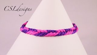Six strand braid fishtail style