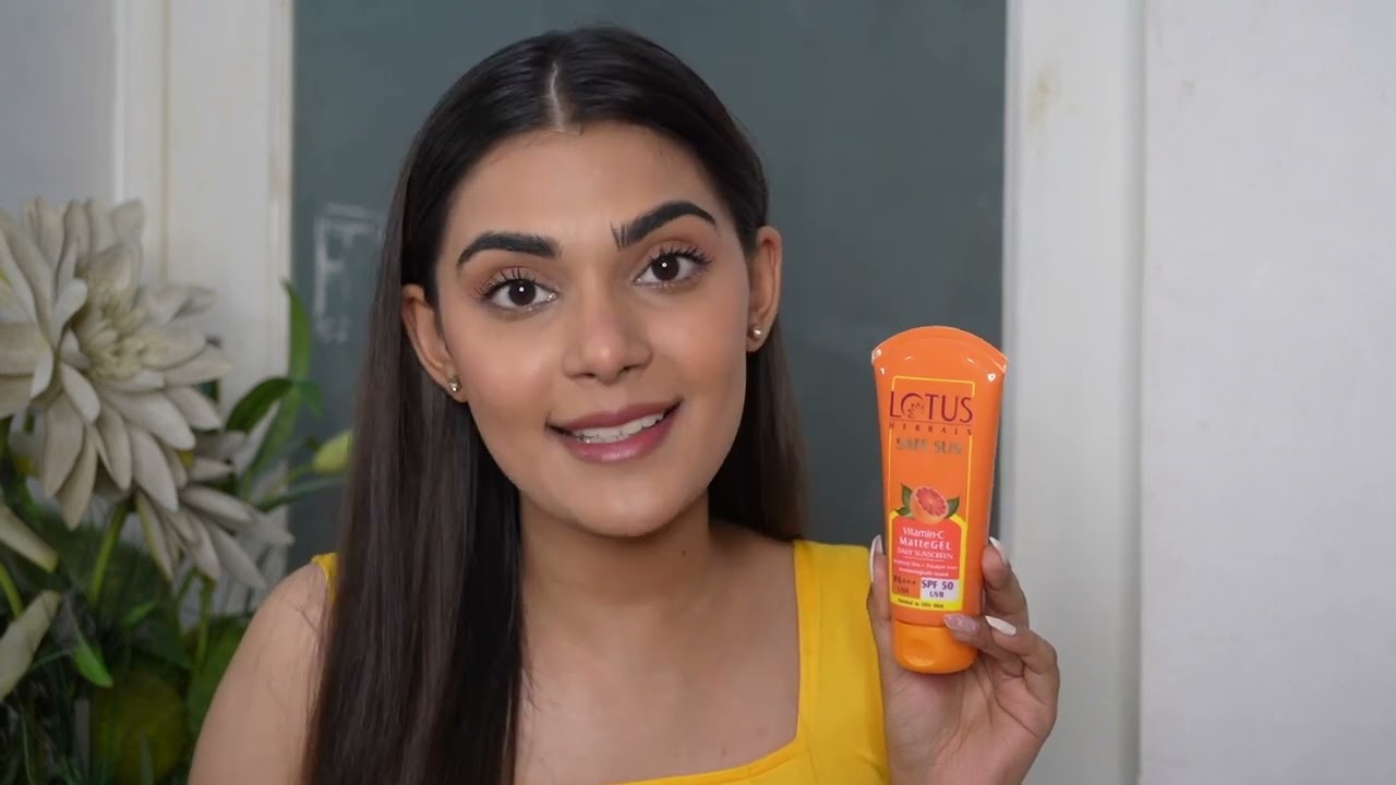 Why is Sunscreen Important? Reviewing the Lotus Herbals Safe Sun Vitamin C Sunscreen | Saina Sekhri
