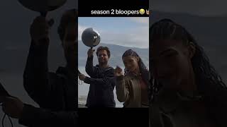 Season two bloopers #percyjacksonedits #percyjacksonandtheolympians ￼