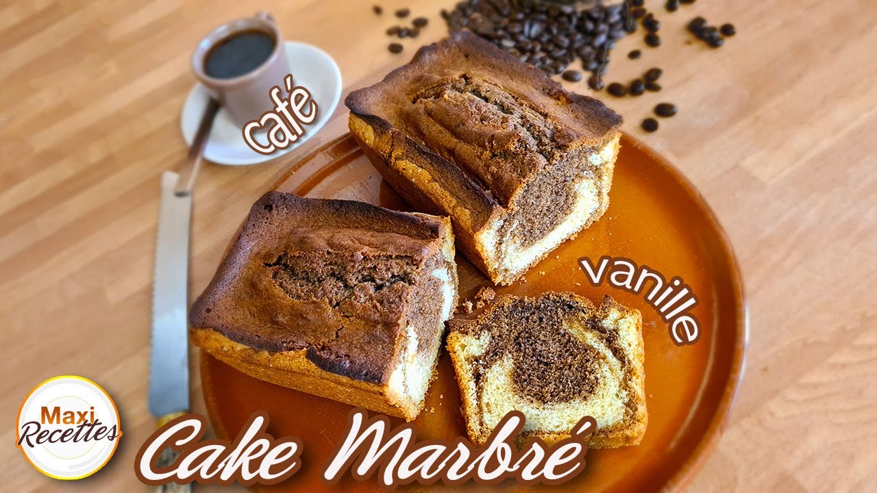 Cake Marbré Café Vanille Recette Facile