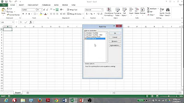 Where can I find Solver in Excel 2013?