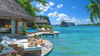Ivory Coast Bossa Nova 🤍 Smooth Beach Jazz &amp; Relaxing Ocean Lounge for Calm Focus Moments