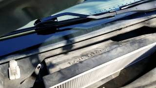 How To Replace Windshield Washer Sprayer And Cabin Air Filter On A Saturn Vue