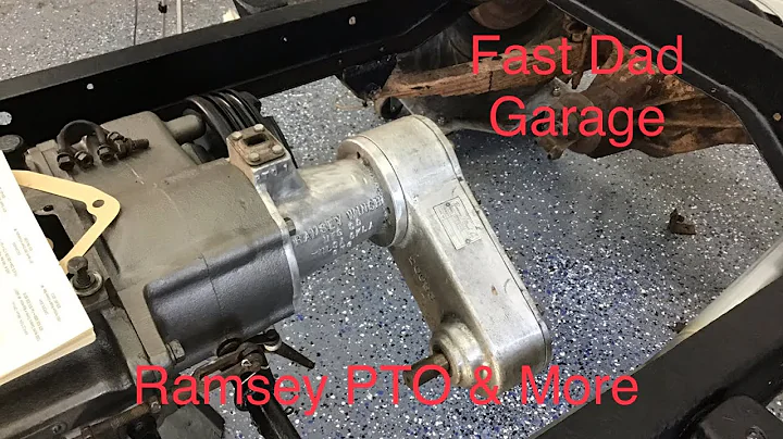 Willys Jeep Cj3b mild restoration #10 PTO &. Other stuff