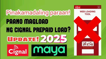 Paano magload ng cignal prepaid load 2025? #cignaltv #maya #tutorial