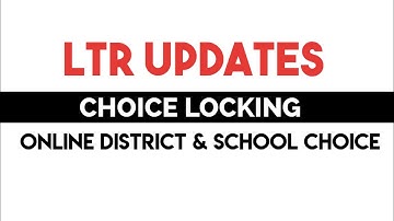 LTR UPDATES || CHOICE LOCKING