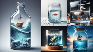 Create 3D Glass Manipulation With Ai | Without Photoshop | Bing Ai