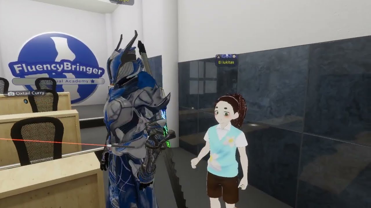 English Class Collaboration with the Loli Police Department in VRChat