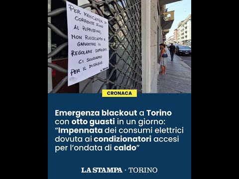 Video EMERGENZA BLACKOUT a TORINO, 8 guasti in un giorno: Colpa dei condizionatori accesi